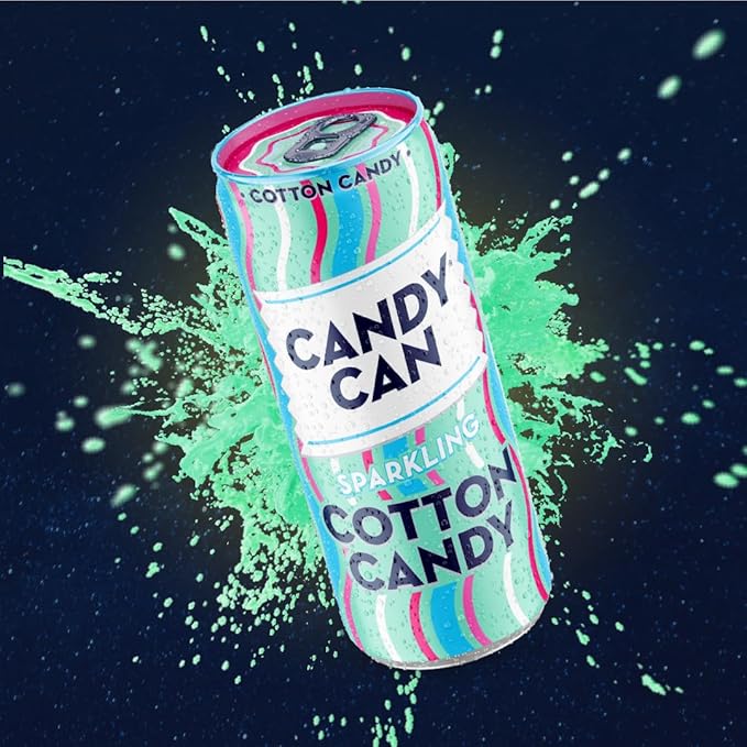 Candy Can Sparkling Cotton Candy Drink