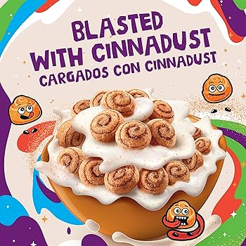 General Mills Cinnamon Toast Crunch Rolls Cereal – Sweet Cinnamon Breakfast & Snack