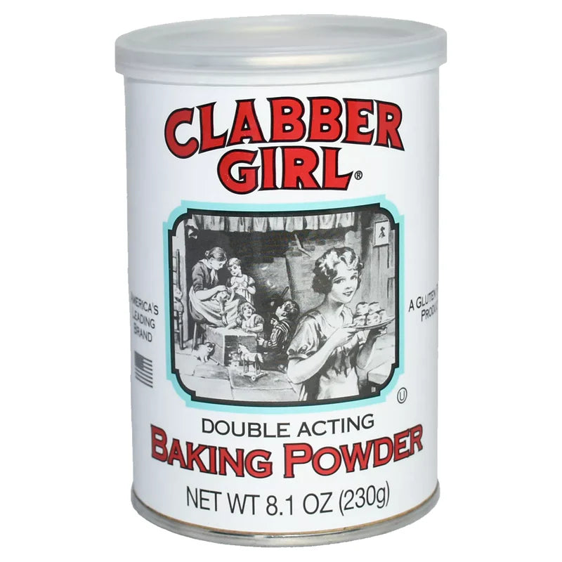 Clabber Girl Baking Powder 24 × 229 g – reliable leavening for baking
