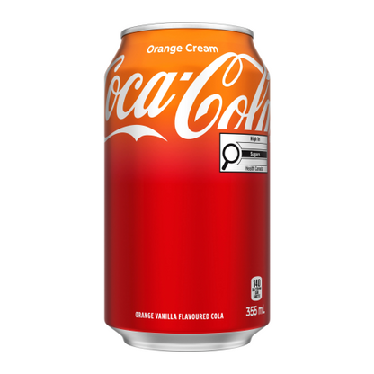 Coca‑Cola Orange Cream Soda – US Imported Creamy Orange Flavour