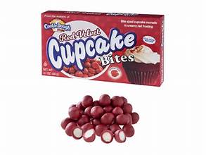 Cookie Dough Bites Red Velvet Cupcake 88 g – Bite-Size Dessert Candy Balls