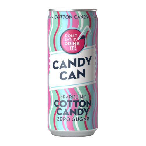 Candy Can Sparkling Candy Floss Beverage
