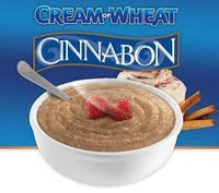 Cream of Wheat Instant Cinnabon Hot Cereal of 340 g each, smooth creamy porridge with cinnamon-sugar flavor, fortified with vitamins and minerals