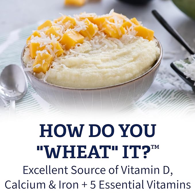 Cream of Wheat Instant Cinnabon Hot Cereal, 12 boxes of 340 g each, smooth creamy porridge with cinnamon-sugar flavor, fortified with vitamins and minerals