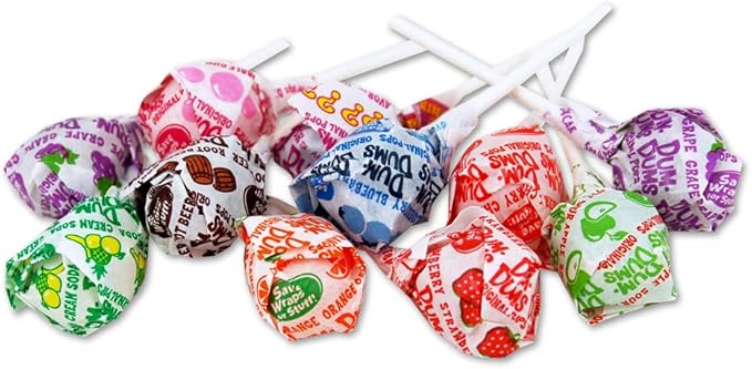 Dum Dums Assorted Flavours Lollipops | 300 Piece Bulk Candy Bag – American Sweet