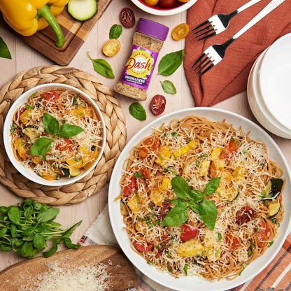 Dash Salt-Free Onion & Herb Seasoning Blend, 71g jars, perfect for cooking and adding flavor without salt.