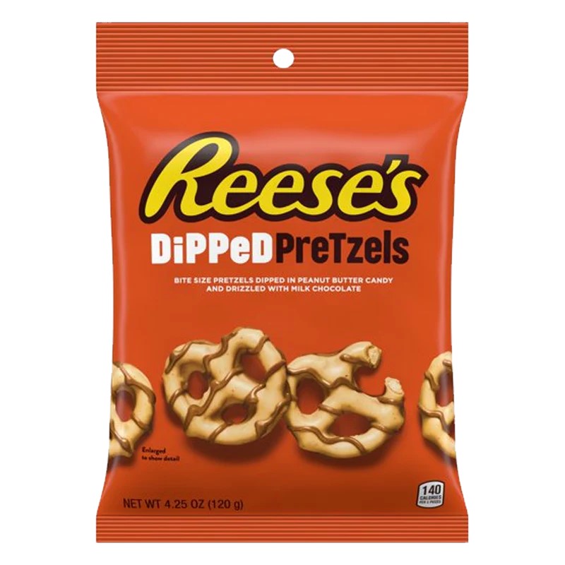 Reese’s Dipped Pretzels Peanut Butter Candy – 12 × 120 g | Sweet & Salty Snack