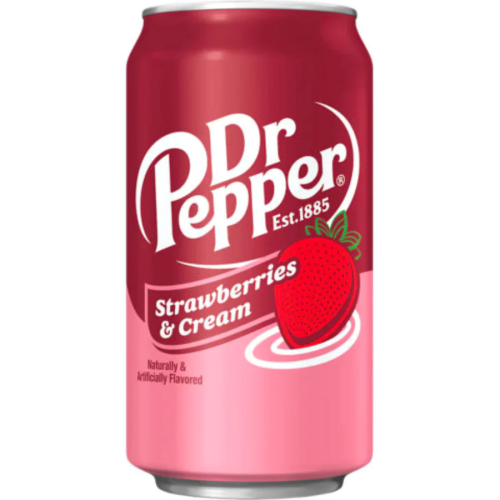 Dr Pepper Strawberries and Cream Soda UK – American Strawberry & Cream Flavoured Cola
