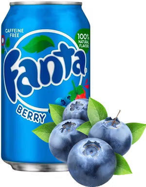 Fanta Berry Soda – Classic Fanta with a Bold Blueberry & Raspberry Twist