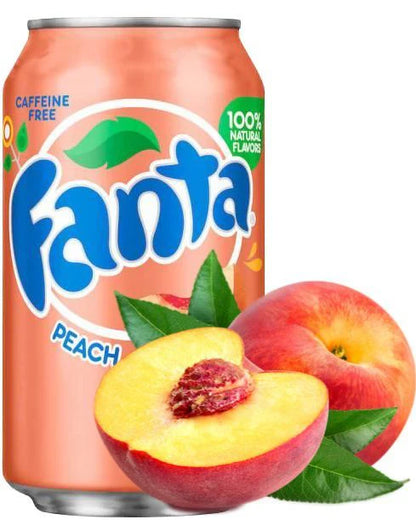 Fanta Peach Soda – Sweet Juicy Peach Taste in Every Fizzy Sip |