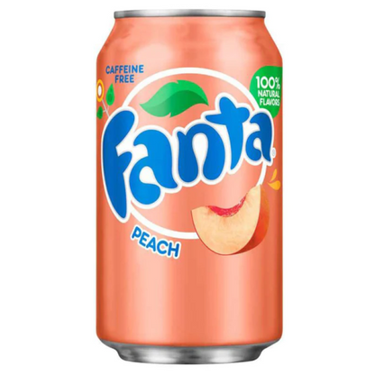 Fanta Peach Soda – Sweet Juicy Peach Taste in Every Fizzy Sip |