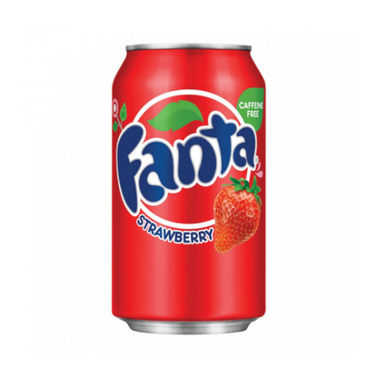 Fanta Strawberry Flavoured Drink – Fruity Strawberry Soft Drink Can