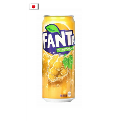 Fanta Golden Grape Japan – Smooth Golden-Grape Flavoured Soft Drink 24 Pack