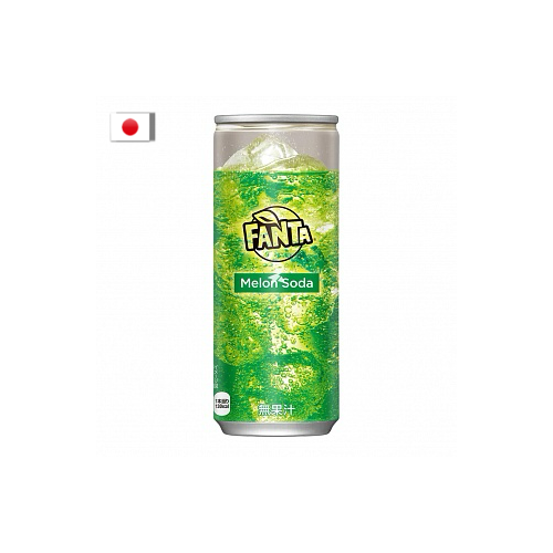 Fanta Melon Soda 30 × 250 ml Cans – Refreshing Japanese Beverage