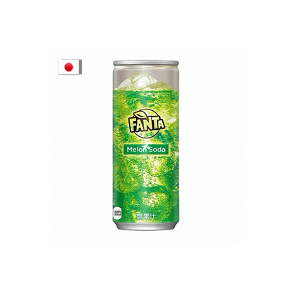 Fanta Melon Soda 30 × 250 ml Cans – Refreshing Japanese Beverage