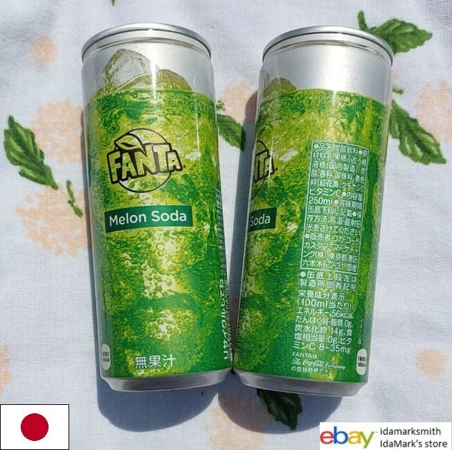 Fanta Melon Soda 30 × 250 ml Cans – Refreshing Japanese Beverage