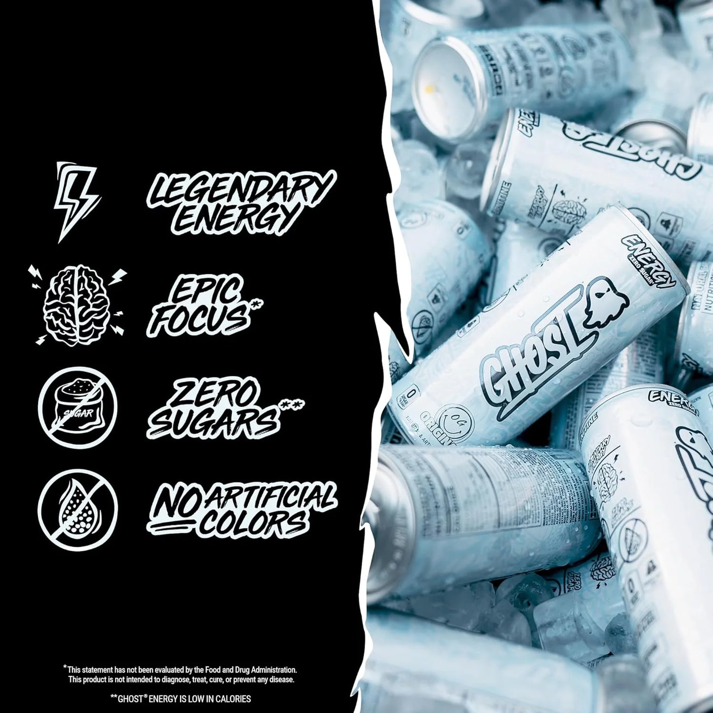 Sugar-free original flavor energy drink by Ghost