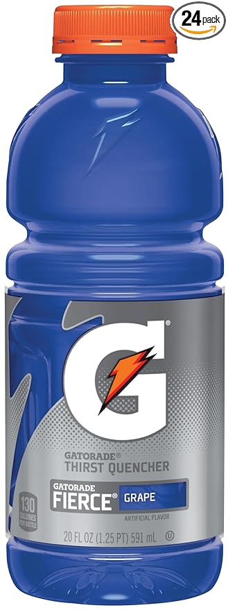 Gatorade Fierce Grape – 591 ml Bold Grape Electrolyte Drink (US Import)