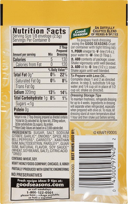 Good Seasons All Natural Italian Seasoning Packets