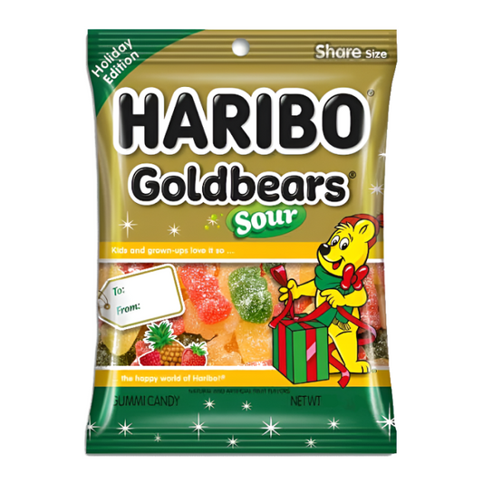 Sour gummy bear stocking stuffer