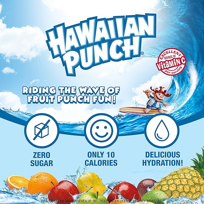Hawaiian Punch On-The-Go Polar Blast Drink Mix