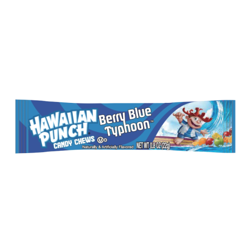 Hawaiian Punch Chews Berry Blue Typhoon Chewy Candy