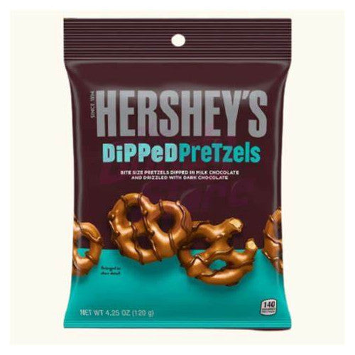 HERSHEY’S DiPPeD PreTzels – Milk Chocolate Snack