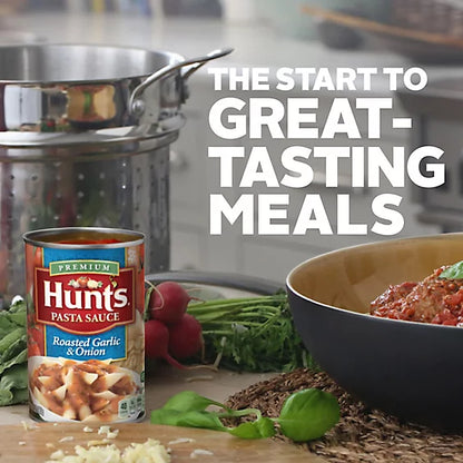 Hunts Roasted Garlic & Onion Pasta Sauce - 24oz (680g)