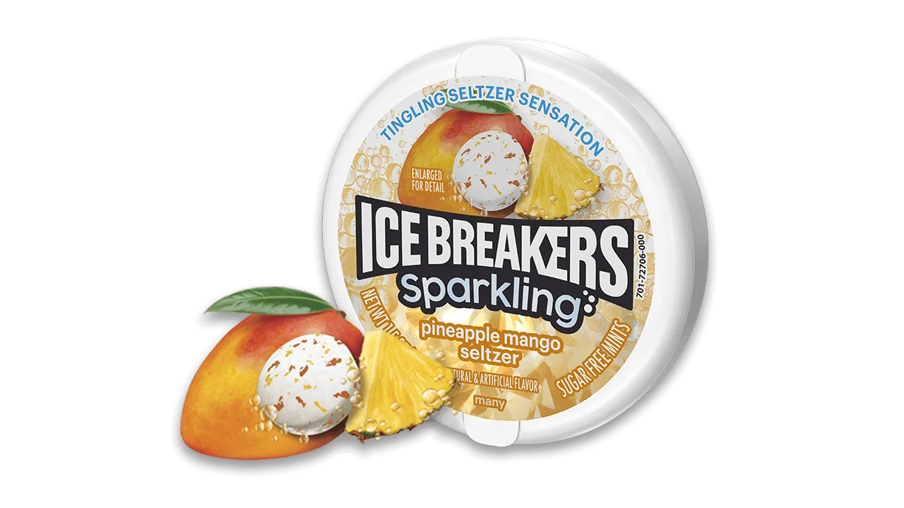 Ice Breakers Sparkling Pineapple Mango Mints