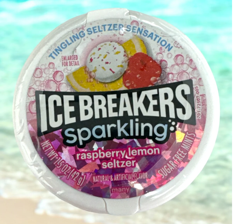 Mints Normal Lemkon Raspberry Icebreakers Sparkling Raspberry Lemon Seltzer Mints – Sugar-Free, Fizzy ...