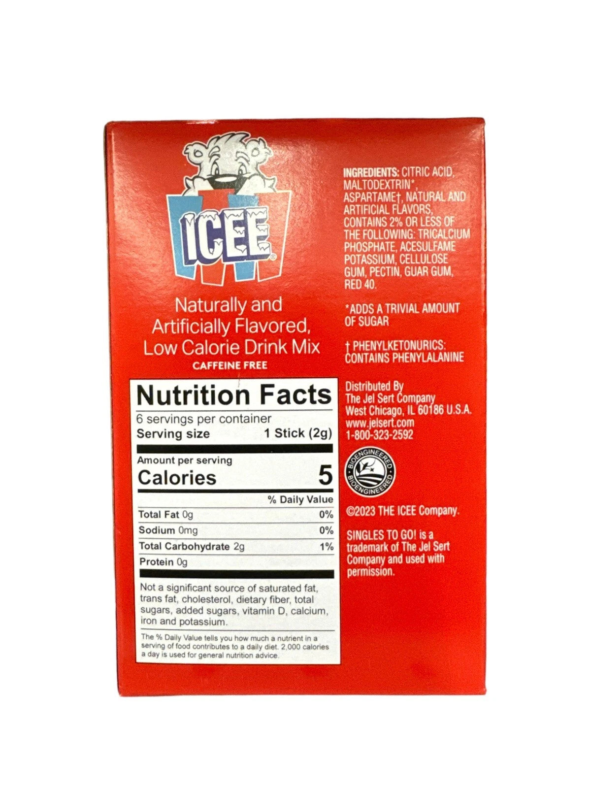 Icee Portable Cherry Powder Mix