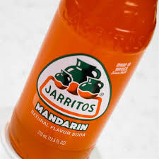 Bottle of Jarritos Mandarin Soda