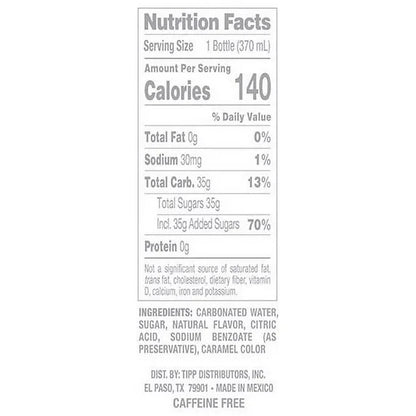 Refreshing Jarritos Tamarind Soda 370 ml bottle with sweet and tangy flavor