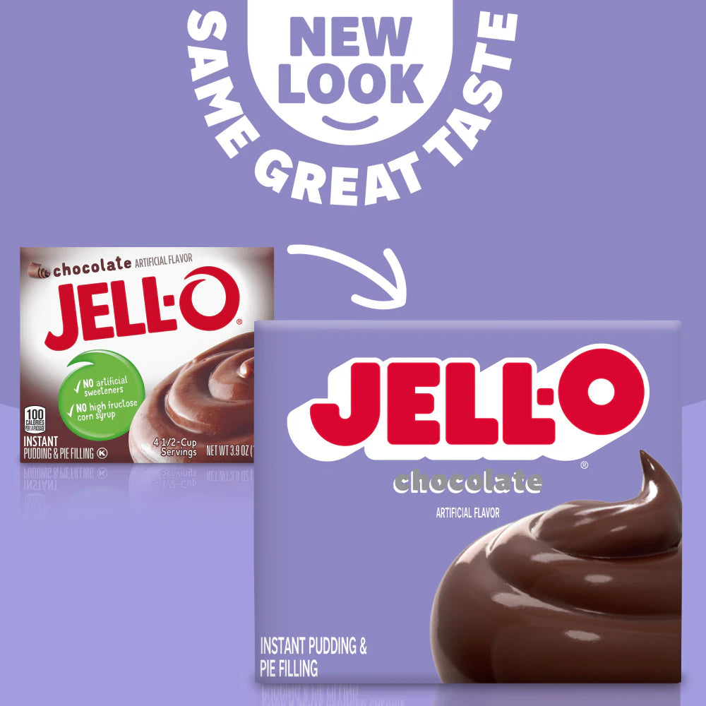 Jell-O Chocolate Instant Pudding Mix for desserts and recipes