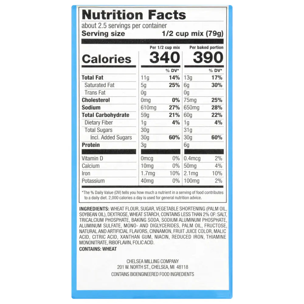 Jiffy Apple & Cinnamon Muffin Mix 7 oz bag ideal for breakfast or snack muffins