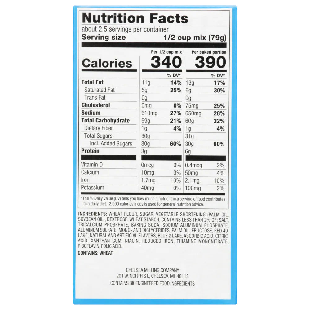 Jiffy Raspberry Muffin Mix 7 oz (198 g) package