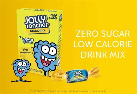 Jolly Rancher Singles To Go Blue Raspberry Drink Mix (0.65oz) – Convenient drink packets for instant fruity flavor.