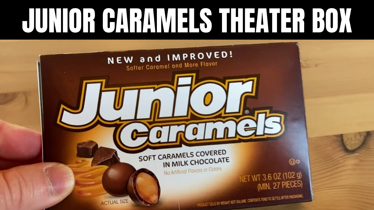 Junior Caramels 102 g crunchy caramel chocolate treat