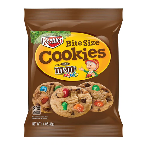 Keebler Bite-Size M&M’s Cookies