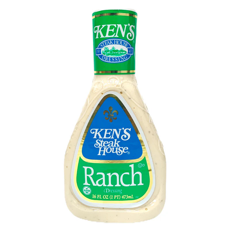 Ken’s Ranch Dressing, 6 bottles of 453g each in original packaging.