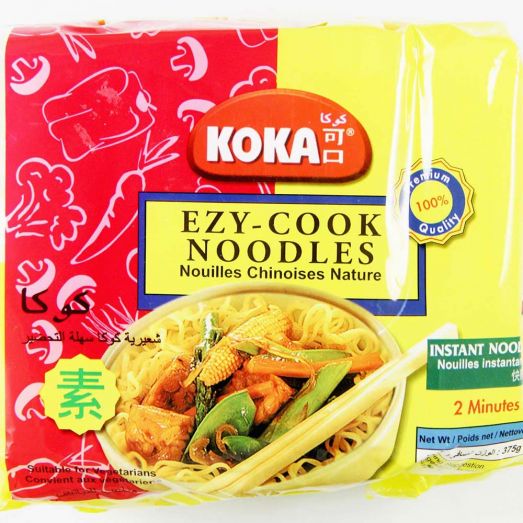 KOKA EZY COOK NOODLES 375G OR 700G QUICK COOKING WHEAT NOODLES PERFECT FOR STIR FRY SOUPS AND EVERYDAY MEALS WITH SMOOTH TEXTURE AND GREAT TASTE.