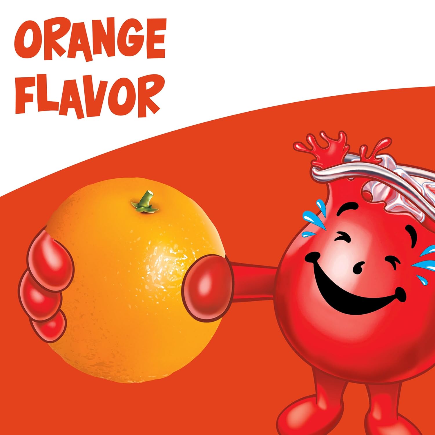 Kool-Aid Orange Drink Mix (0.15oz) – Convenient single-serve packet for instant orange flavor.