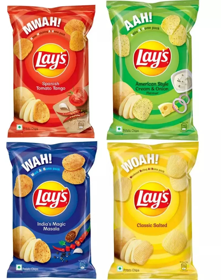 Lay's Indian Potato Chips 50g | Choose Your Flavour