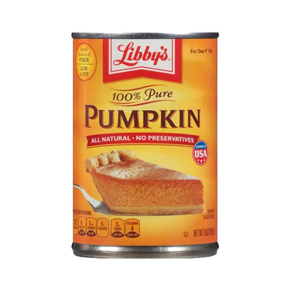 Libby’s 100% Pure Pumpkin 24-pack – bulk pumpkin puree for baking, cooking, and meal prep