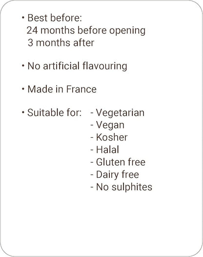 Monin Premium Chai Tea Concentrate bottle, 700ml, showcasing natural spices and rich flavor for chai lattes, iced drinks, and cocktails. Vegan-friendly and allergen-free.