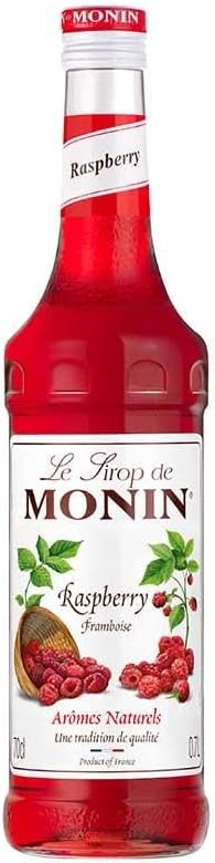 MONIN Raspberry Syrup 700ml – natural flavours for cocktails and mocktails