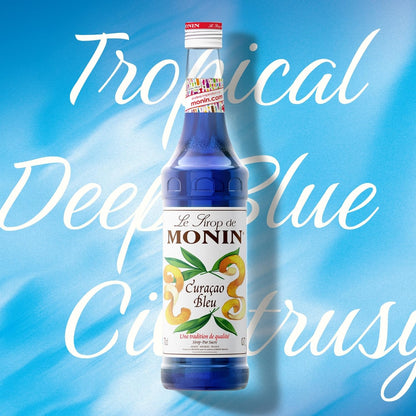 Premium Blue Curacao Syrup for Cocktails and Mocktails – 700 ml, Natural & Vegan