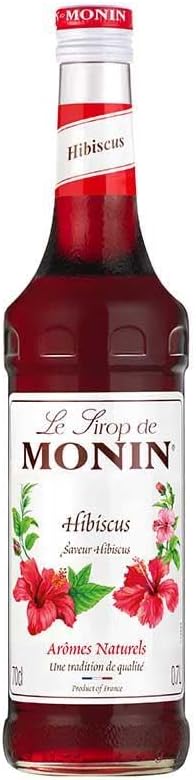 Premium Hibiscus Drink Syrup – 700 ml Bottle for Cocktails, Lemonades & Iced Teas