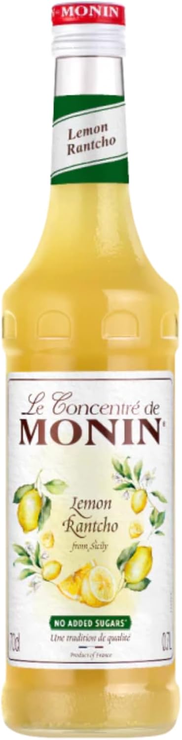 MONIN Vegan Lemon Rantcho 700 ml – Convenient Lemon Concentrate for Drinks & Recipes