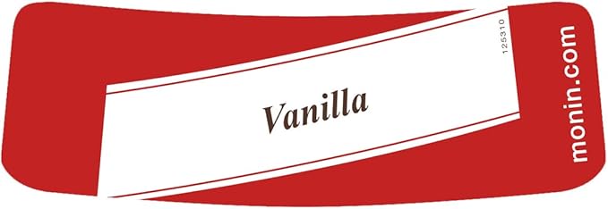 MONIN Vanilla Syrup 700ml bottle – rich Madagascan vanilla flavour for coffee, cocktails, milkshakes, and desserts